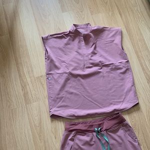 Figs Scrubs; Mineral Mauve